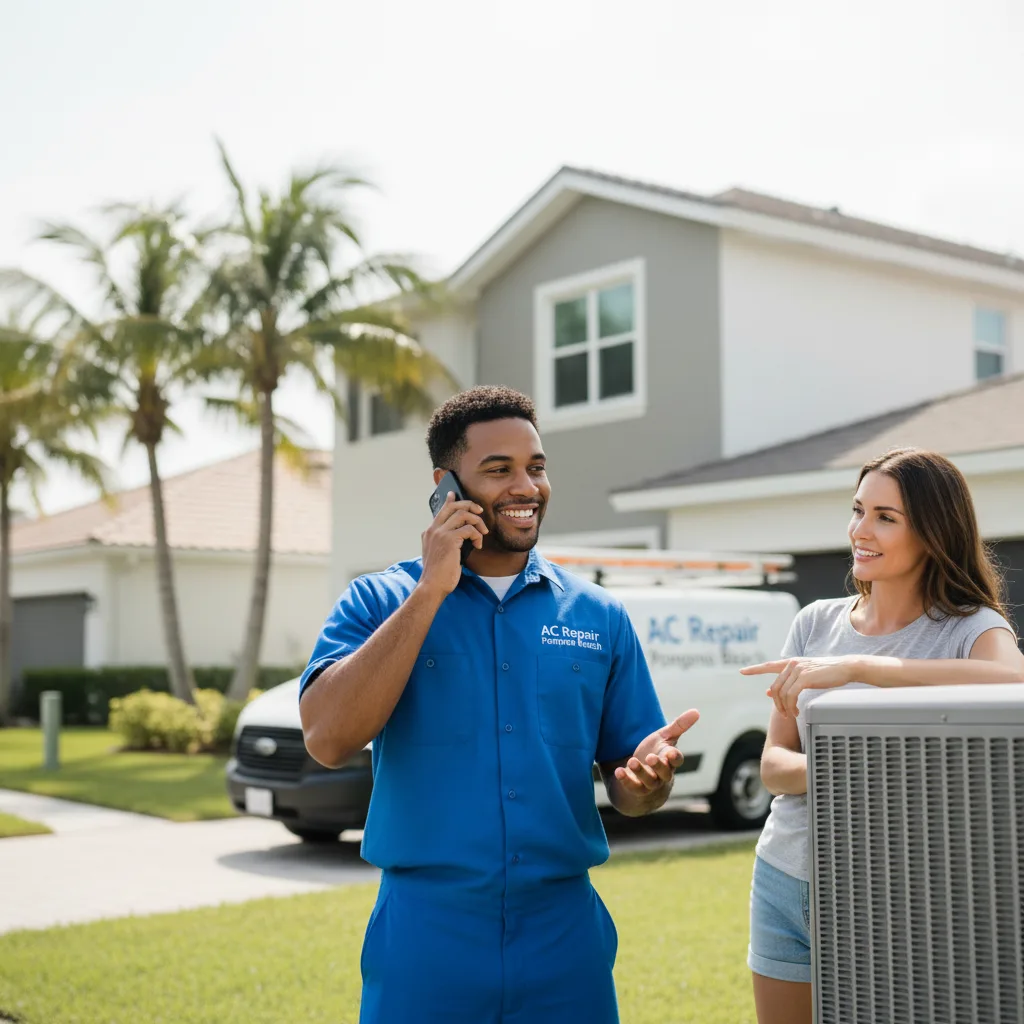 AC Repair Pompano Beach customer support in Fort Myers Beach